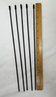 5-pack Plastic Antenna Tube With Black Cap For Rc Model Cars Boat 