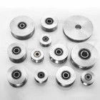 Stainless Steel Pulley Wheel With Bearing U H V Groove Roller Wheel Idler Pulley