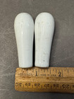 Hot   Cold Porcelain Sink Bath Faucet Mixer Handles Vintage
