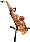 Foldable Saxophone Stand  Alto tenor Sax Stand Metal Black And Yellow