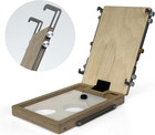 Portable Wooden Easel For Plein Air Painting Pochade Box With Adjustable Angle