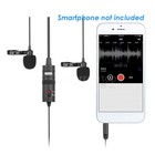 Boya By-m1dm Dual Omni-directional Lavalier Microphone 3 5mm Android Smart Phone