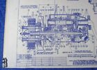 4 Speed Transmission Harley Blueprint Poster Sign Knucklehead Panhead Flathead