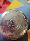 Vintage Kirk Stieff Pewter Box W lid Western Reserve Academy Hudson Ohio