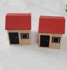 Vintage Brio Train Buildings Town Church Hospital Ambulance People Large Lot 