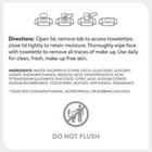 Cleansing Facial Towelettes Makeup Remover Wipes 100 Count Soft Gentle On Skin