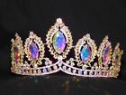 Ab Miss Universe Pageant Crown Tiara With Shimmering Color Changing Stones 1212