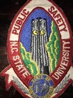 Vintage North Carolina State University Public Safety Police Patch Nc Obsolete