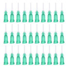 100pcs 18g Dispensing Needles  1 2  Ptfe Glue Needle Tube Flexible Needle Green