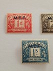 1942 - Great Britain  m e f  Overprint Postage Due Complete Stamp Set