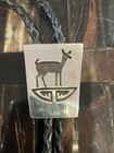 Vintage Native American Bolo Tie Sterling Silver