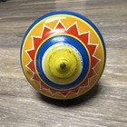 Ohio Art Tin Metal Pull String Spinning Top Toy Made In Usa Ages 4-adult