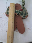 10  Wood Gingerbread Man Handmade Christmas Decoration   Vintage  Style L 2