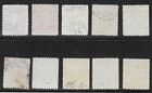 Us Scott  300-309 Reg  Issue  Used 1-15 Cent  F  Centering  A Couple Faults