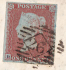 1841 Sg8 1d Red Brown Plate 94 Cover London To Rye Envelope Very Fine  he 