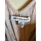 American Eagle Pink Crochet Lace Gauze Romper Womens Small Boho Festival S