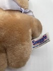 Vintage Russ Snuggle Fabric Softener Tan Ribbon Teddy Bear Plush