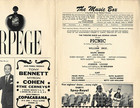 Picnic February 8 1954 Playbill The Music Box Theatre Broadway New York
