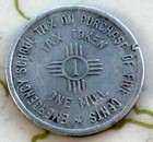 Token New Mexico For 1mill 5c Xf 208