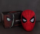 Spider-man Face Mask Movable Eyes Chin Control Headwear Cosplay Mask Props Gift