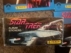 1989 Star Trek  Next Generation Panini Sealed Box 100 Sticker Packs   3 Albums