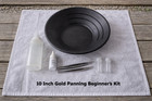 Gold Prospecting Starter Kit     10    Gold Pan   1 8    Classifier   Snuffer Bottle