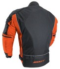 Joe Rocket Turbulent Mens Textile Motorcycle Jacket Black orange Lg