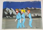 Fantastic Voyage Production Animation Cel On Hand Painted Background - Framed