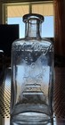 Antique Owl Drug Co Clear  grandpappy  Fuzzy Face Owl Medicine Bottle 4 1 4    Dug