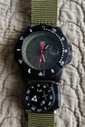 Luminox Navy Seal 3600 Series Watch Set Quartz Green Dial Strap Compass Euc 