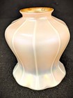 Vintage Signed Quezal Iridescent Art Glass Tulip Lamp Shade