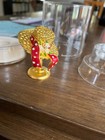 2000 Estee Lauder Enamel Sun Bonnet On Hat Stand Solid Perfume Pleasures Compact