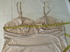 Vintage Dixie Belle Nude Beige Full Slip Womens Size 48 2x Usa Made Vgc