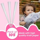 Perfectware Cotton Candy Cones 105ct Pack Of 105ct  White