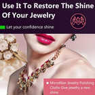 4 Pcs Silver Polishing Cloth jewelry Cleaning Cloth For Sterling Silver  4pcs