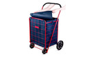 Folding Shopping Cart Liner Cover Rolling Utility Trolley Wheels Basket Hood Bag