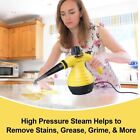 1050w 9pcs Portable Multi Steam Cleaner Handheld Steamer Household Car Cleaning
