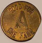 Oh15a Transit Token- Great Condirion Except Manufacturer Cut