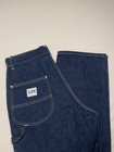 New Vtg 60s 70s Lee Denim Carpenter Jeans Usa Made Lay 849 Size 30x36 Talon Zip