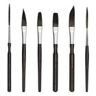 6-piece Pinstriping Brush Kit - High-performance Long Liner  Script  Sword   Det