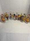 Vintage 1977 Mcdonald   s Mcdonaldland Action Series Glasses Complete Set Of 6   1