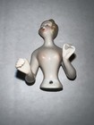 Antique Porcelain Half Dolls Nude Germany Pin Cushion  Craft  Sewing  1920   s