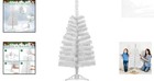 Compact 3ft White Christmas Tree With 100 Branch Tips For -round Decor