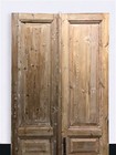 Antique French Double Doors  40x88 5  Raised Panel Doors  European Doors A516