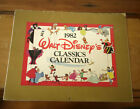 Vintage 1982 Authentic Walt Disney Classics Calendar Snow White Cinderella Dumbo