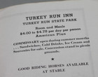 Indiana Turkey Run State Park Brochure Trails Map Vintage