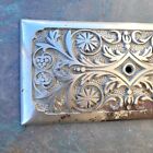 Antique Home Comfort Stove Range Cast Brass Ornate Scroll Cover Part 9 x4 5 