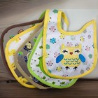 Toddler Baby Bibs 5-pack Waterproof Soft Cotton Animal Faces Nature Outdoors