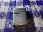 Vintage Vietnam War 1950to 57 engraved Hinge  Broken  Zippo Lighter Well Used