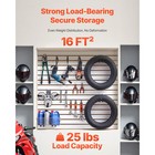 Uimoso 4 X 4 Ft Slat Wall Paneling Mdf White Garage Slatwall With Modular Design